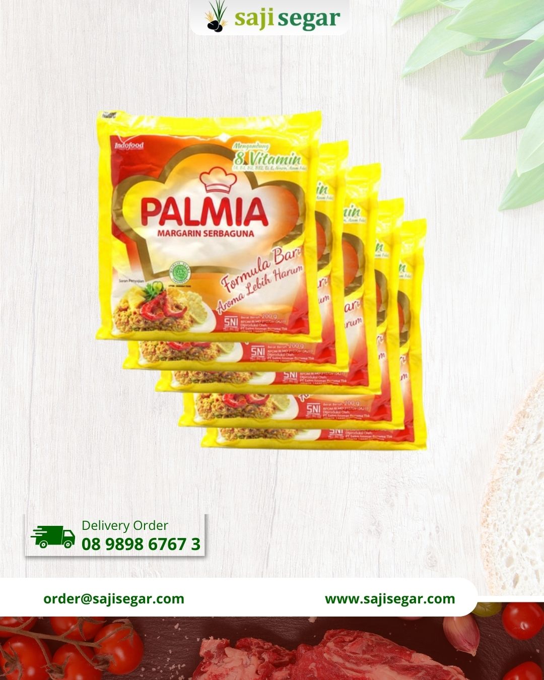 5 Pcs - Palmia Margarine